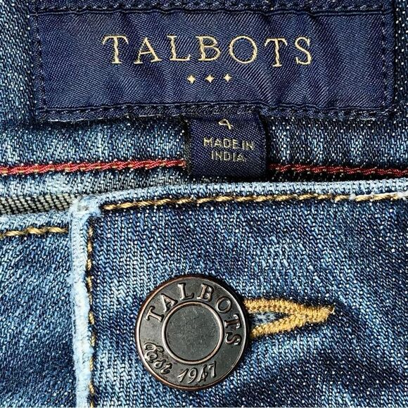 Talbots Heritage Straight Leg Jeans in Medium Blue Wash Women’s 4 - Picture 5 of 7